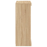 Sideboard with LED Lights Sonoma Oak 60.5x37x100 cm 836709