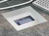 Dot Shower Drain Silver 20 x 20 cm Stainless Steel 304 42015935