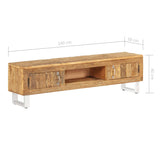 TV Stand Solid Reclaimed Wood 140x30x40 cm 246416