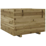 ZNTS Garden Planter 70x70x49.5 cm Impregnated Wood Pine 3282528