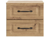 Wall-Mounted Bedside Cabinet 2 pcs Artisan Oak Engineered Wood 899334