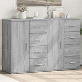 Sideboards 2 pcs Grey Sonoma 59x39x80 cm Engineered Wood 3276635