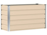 Planter Ivory 100 x 40 x 75 cm Steel 42018081