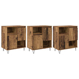 Sideboard 3 pcs Old Wood 60 x 35 x 70 cm 3394563