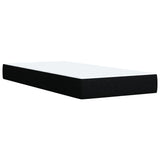 Box Spring Bed with Mattress Black 100x200 cm Fabric 3285794