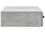 Wall-Mounted Side Table Concrete Grey 87.5 x 34.5 x 17 cm 899178