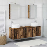 Bathroom Cabinet Set 5 pcs Old Wood Engineered Wood 3406517