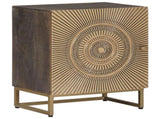 Handmade Bedside Cabinet Coffee Brown 40 x 30 x 50 cm 42020069