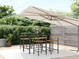 Garden Bar Set Black 3187692