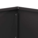 Fire Pit Black 60 x 60 x 35 cm Steel 858910