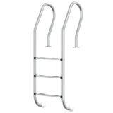 Pool Ladder 54x38x158 cm 304 Stainless Steel 93461