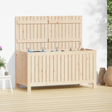 Garden Storage Box 121x55x64 cm Solid Wood Pine 823843