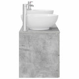 Bathroom Furniture Set 3 pcs Concrete Grey 49.5 x 44.5 x 65 cm 3405894