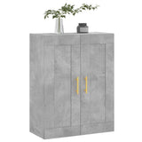 Wall Mounted Cabinet Concrete Grey 69.5x34x90 cm Engineered Wood 830368