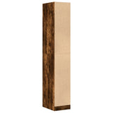 Apothecary Cabinet Smoked Oak 30x41x174.5 cm Engineered Wood 3309631