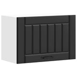 Kitchen Wall Cabinet Lucca Black Engineered Wood 853838