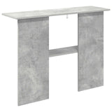 Console Table Concrete Grey 100 x 30 x 75 cm Engineered Wood 8001178