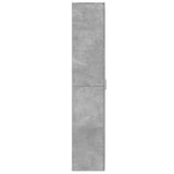 Highboard Concrete Grey 70x35x180 cm Engineered Wood 3276661