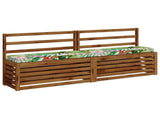 2-Piece Bench Cushions VUGHT 2 pcs 100% Polyester Multicolour 950973