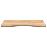 Desk Top Untreated 80x60x2.5 cm Solid Wood Oak Rectangular 4009012