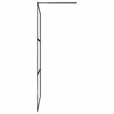 Shower walls Black 90 x 195 cm Glass and Aluminium 149149