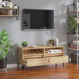 TV Cabinet Sonoma Oak 100x34.5x44.5 cm Engineered Wood 831904