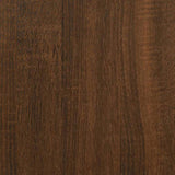 Bedside Cabinet Brown Oak 30x60x60 cm Engineered Wood 826071