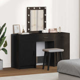 Dressing Table with Door Black 50 x 41 x 135 cm Engineered Wood 3334255