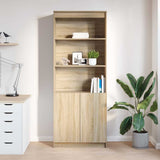 Highboard Sonoma Oak 70x35x180 cm Engineered Wood 3328473