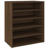 ZNTS Shoe Cabinet Brown Oak 60x35x70 cm Engineered Wood 816016