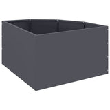 Corner Planter Anthracite 60 x 60 x 35 cm Steel 883642