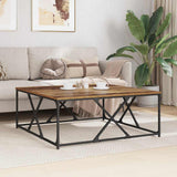 Coffee Table Old Wood 100 x 100 x 40 cm Engineered Wood 882769