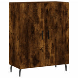 Highboard Smoked Oak 69.5x34x180 cm Engineered Wood 3199574