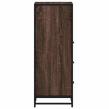 Bathroom Cabinet Brown Oak 35x37.5x100 cm Engineered Wood 849253