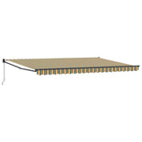 Retractable Awning Retractable Manual Multicolour 500 x 300 cm 3331451