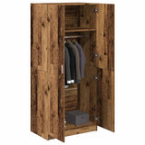 Wardrobe Old Wood 90x52x200 cm Engineered Wood 855884