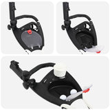 Golf Trolley Manual Black and White 100 x 69 x 114 cm Aluminium 42033590