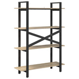 Bookshelf Sonoma Oak 100 x 33.5 x 140 cm Engineered Wood 883941