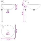 Bathroom Furniture Set 2 pcs White Engineered Wood 3403992