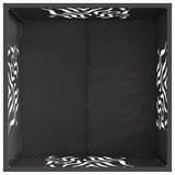 Fire Pit Black 60 x 60 x 40 cm Steel 858914
