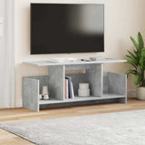 TV Stand Concrete Grey 102 x 35 x 45 cm Engineered Wood 890995