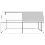Outdoor Chicken Cage 3x4x2 m Galvanised Steel 3089324