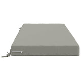 Seat Cushion SOEST 100% Polyester Grey 120 x 80 x 10 cm 946808