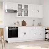 Kitchen Unit PORTO 8 pcs White Engineered Wood 3438173