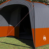 Family Tent 12-Person Grey and Orange 760 x 645 x 230 cm 42004061