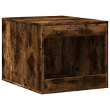 Cat Litter Box Enclosure Smoked Oak 47x59x42 cm Engineered Wood 857764