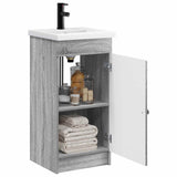 Bathroom Vanity with Sink Grey Sonoma 42 x 40 x 84.5 cm 890060