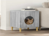 Cat House Grey Sonoma 42.5 x 40 x 53 cm Engineered Wood 8000677