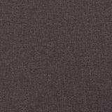 Bed Frame without Mattress Dark Brown 90x190 cm Single Fabric 3284903