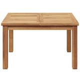 Coffee Table Brown 60 x 60 x 36 cm Solid Teak Wood 42002298